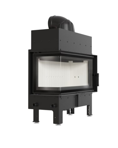 Insert cheminée FLOKI 12Kw vitre à gauche
