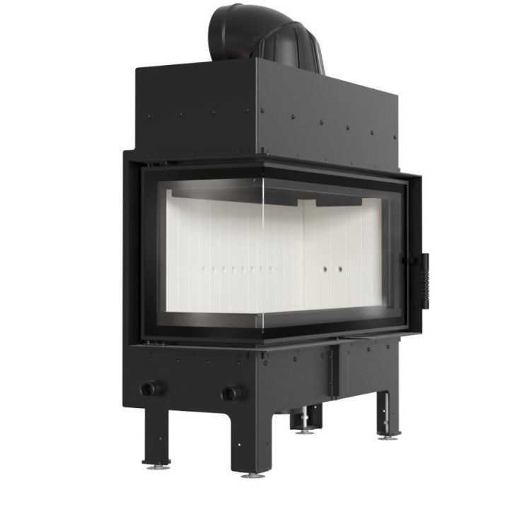 Insert cheminée FLOKI 12Kw vitre à gauche Insert cheminée FLOKI 12Kw vitre à gauche