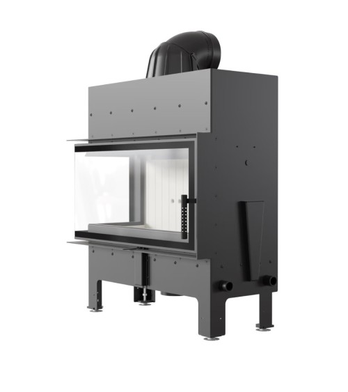 Insert cheminée FLOKI 12Kw vitre à gauche