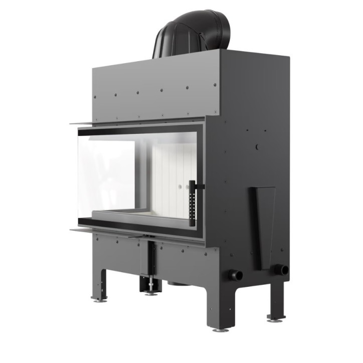 Insert cheminée FLOKI 12Kw vitre à gauche Insert cheminée FLOKI 12Kw vitre à gauche