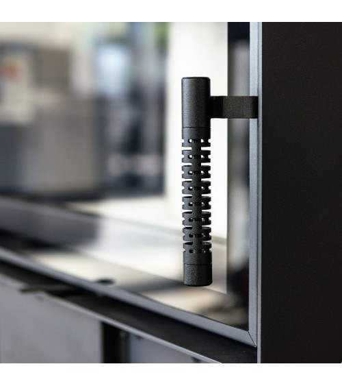 Cheminée modulaire FLOKI 8 Kw face avant GRIS