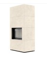 Cheminée modulaire FLOKI 8 Kw face avant CREME