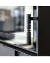 Cheminée modulaire FLOKI 8 Kw coin gauche GRIS