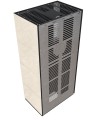 Cheminée modulaire FLOKI 8 Kw coin gauche CREME
