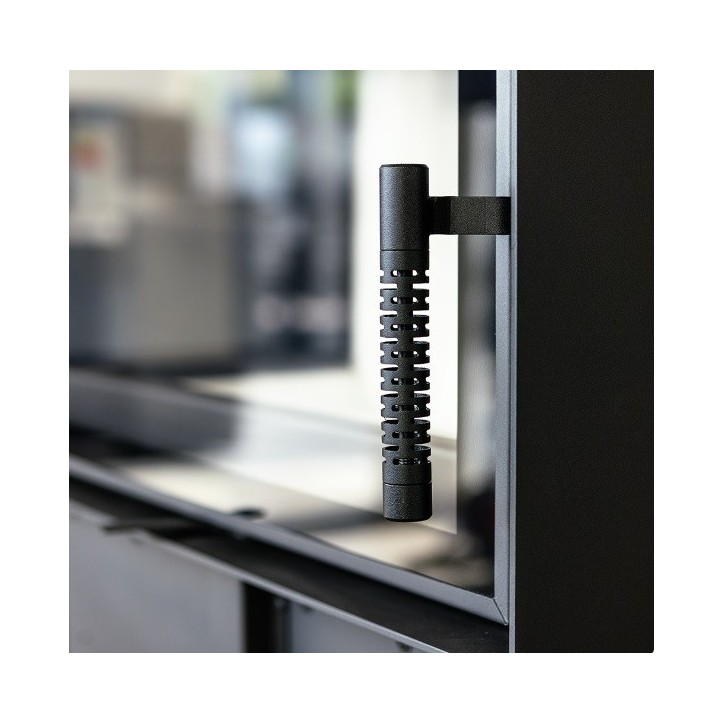 Cheminée modulaire FLOKI 8 Kw coin gauche CREME