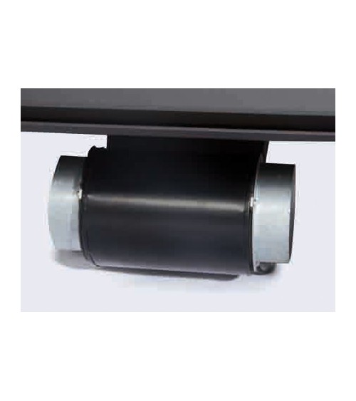 Insert cheminée à bois LONDRES-T avec turbine 21 kW + 4 bouches recuperateur