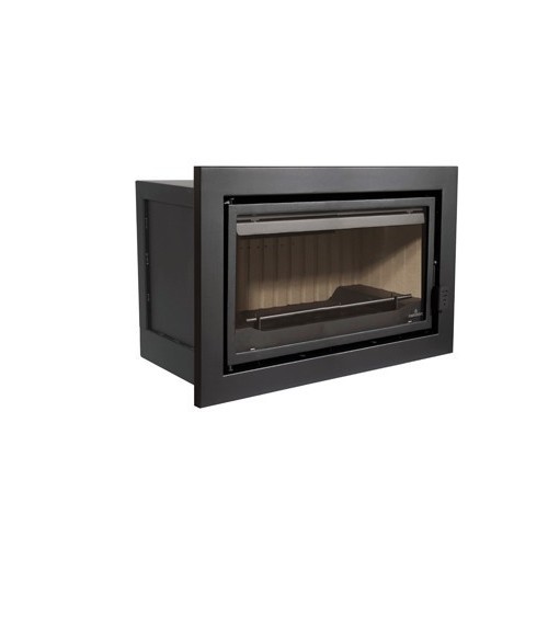 Insert cheminée à bois avec turbine Placetas 14 kW + 2 bouches recuperateur