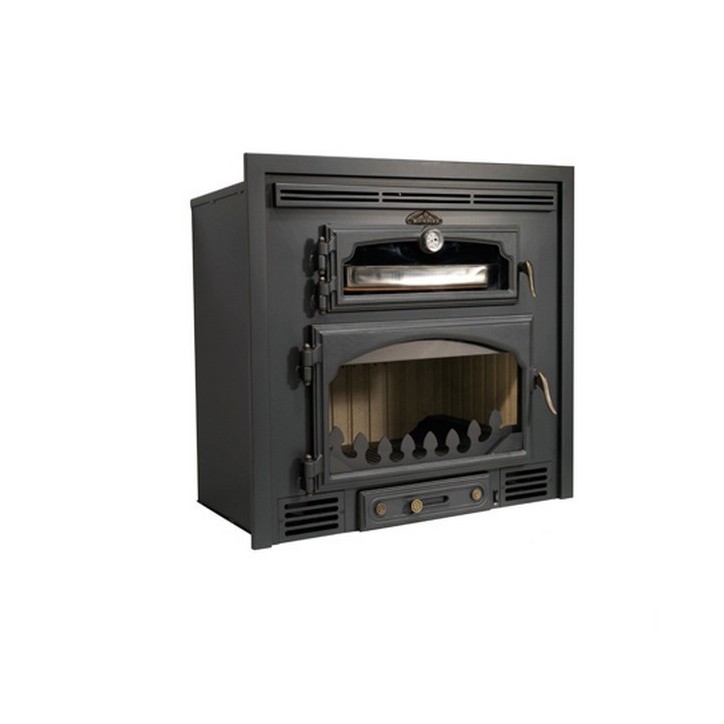 Insert cheminée à bois Manzanillo 14 kW avec turbines