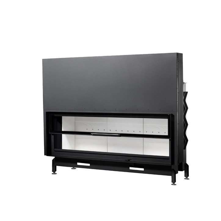 Insert cheminées à bois 200 EVO LD porte guillotine 22 kW Insert cheminées à bois 200 EVO LD porte guillotine 22 kW