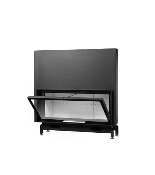 Insert cheminées à bois EVO 160 CM porte guillotine 21 kW