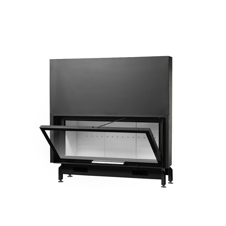 Insert cheminées à bois EVO 160 CM porte guillotine 21 kW