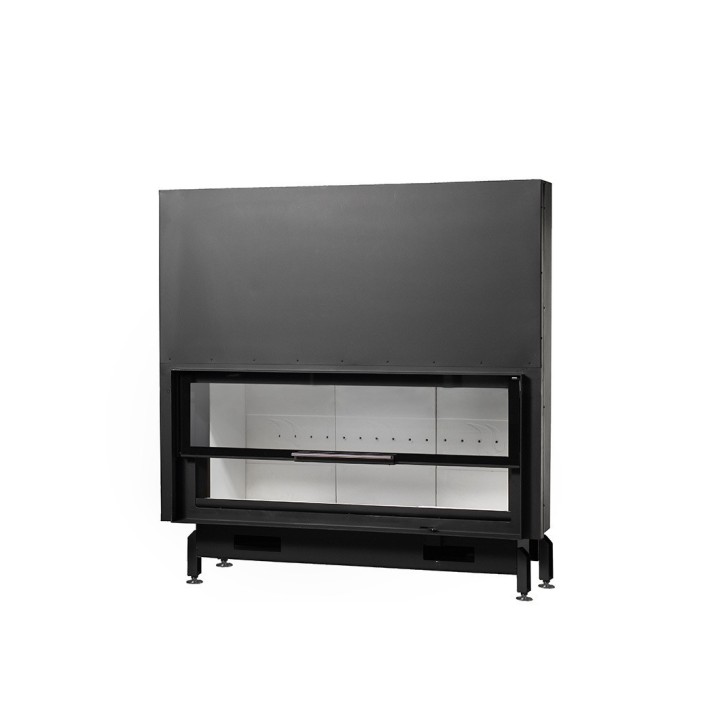 Insert cheminées à bois EVO 160 CM porte guillotine 21 kW