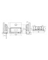 Insert cheminées à bois EVO 160 CM porte guillotine 21 kW