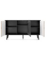 Buffet WILLOW II 154 cm chêne et noir