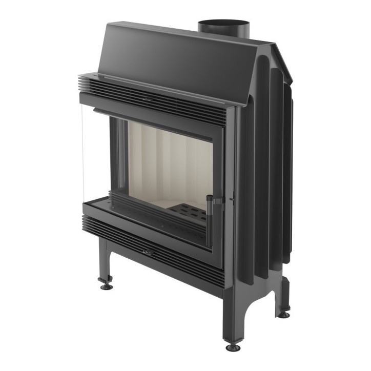 Insert cheminée BLANKA 12 BS vitre à gauche