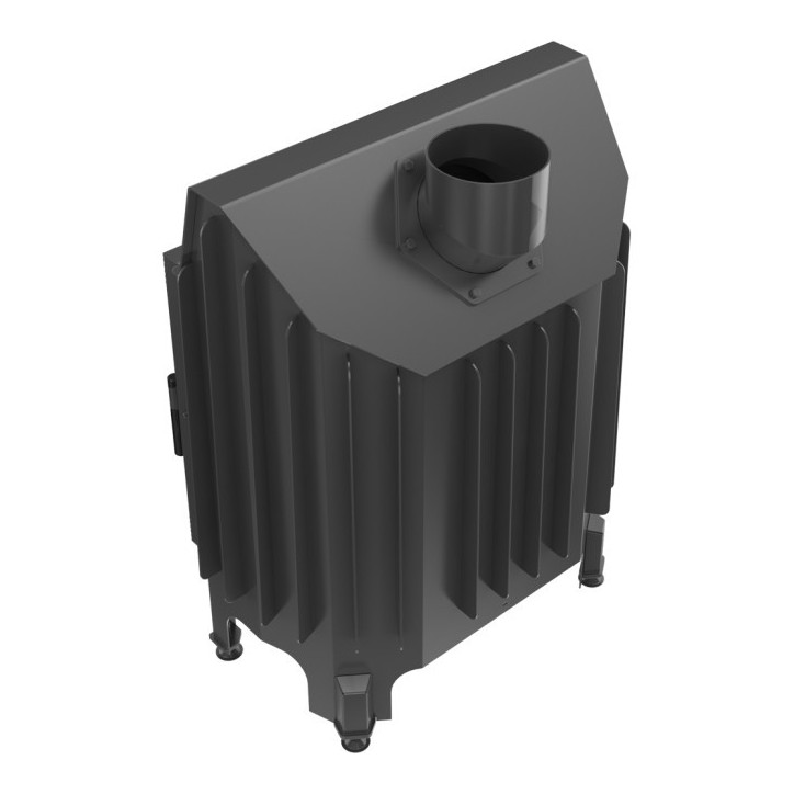 Insert cheminée BLANKA 12 BS vitre à gauche