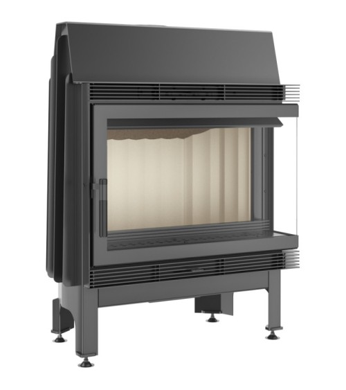 Insert cheminée BLANKA 12 BS vitre à droite