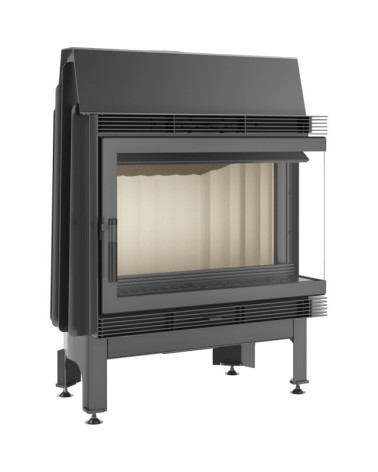 Insert cheminée BLANKA 12 BS vitre à droite