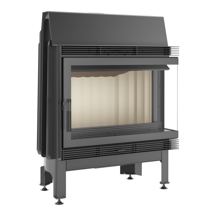 Insert cheminée BLANKA 12 BS vitre à droite