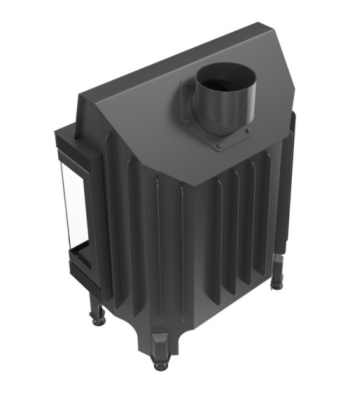 Insert cheminée BLANKA 12 BS vitre à droite