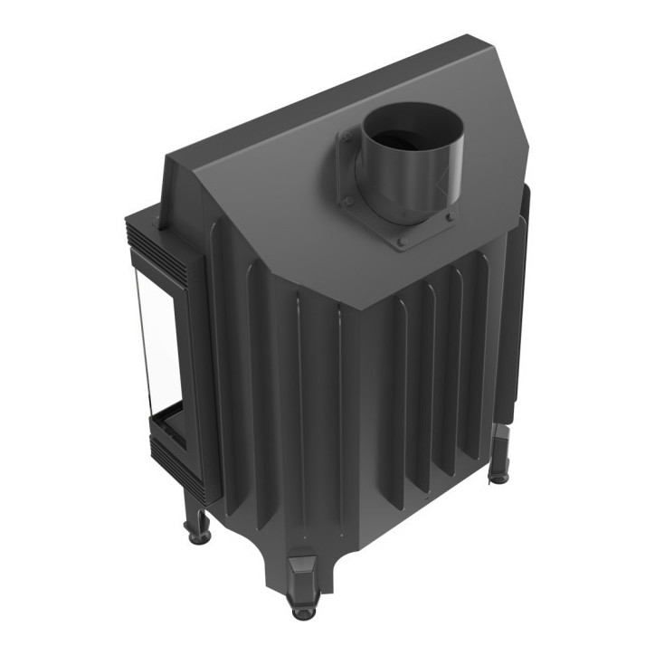 Insert cheminée BLANKA 12 BS vitre à droite