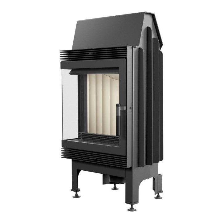 Insert cheminée BLANKA 8 BS vitre à gauche