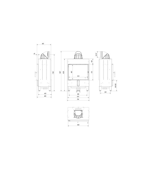 Insert cheminée LUCY 12