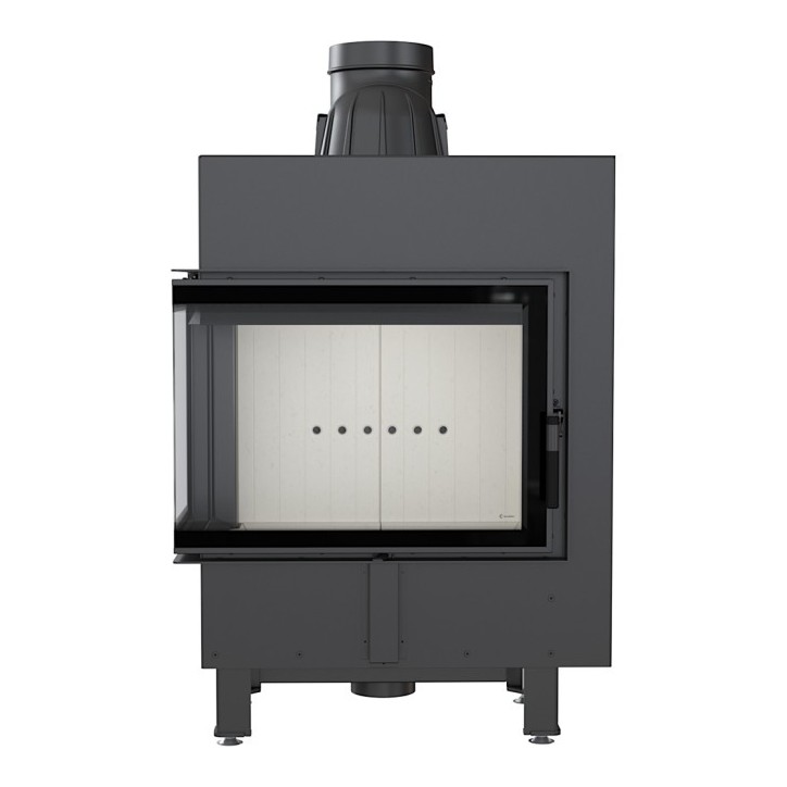 Insert cheminée LUCY 12 BS vitre à gauche