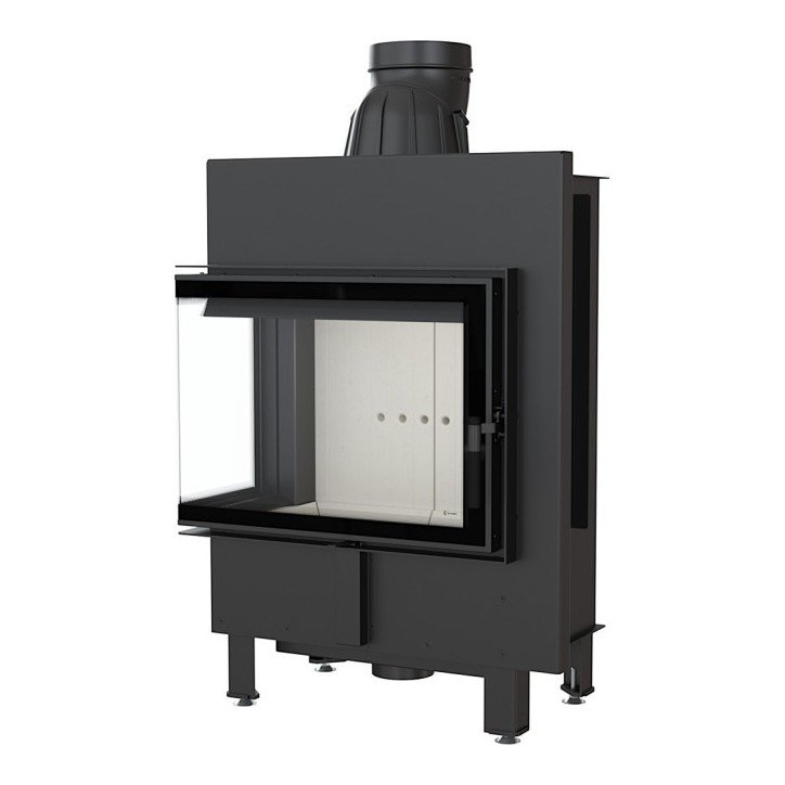 Insert cheminée LUCY 12 BS vitre à gauche