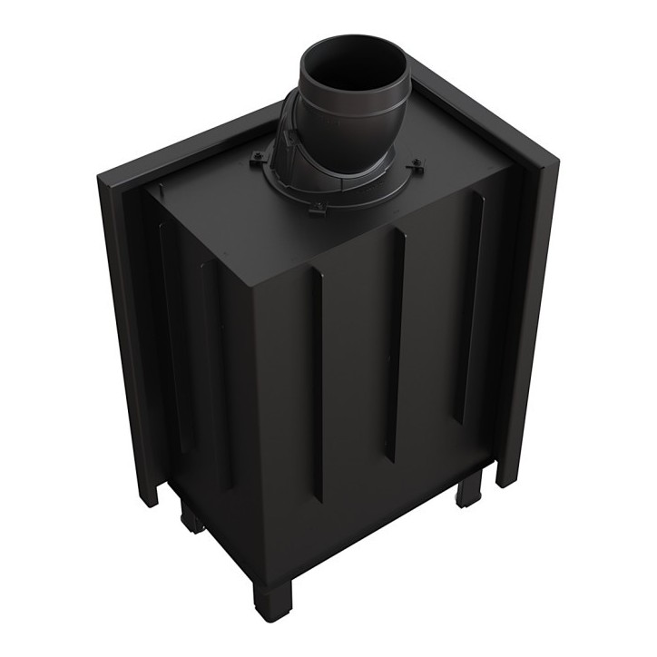 Insert cheminée LUCY 12 BS vitre à gauche