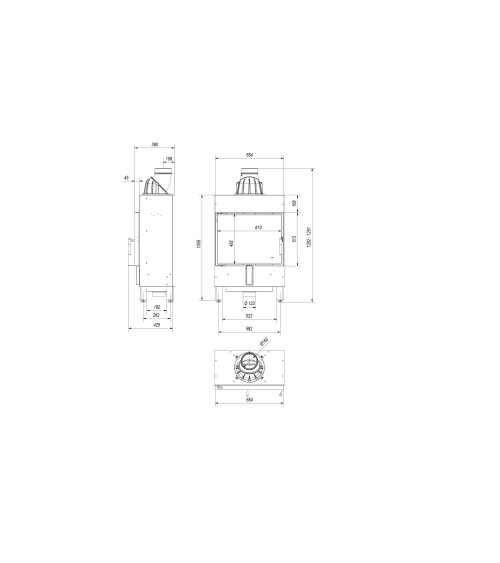 Insert cheminée LUCY 12 SLIM
