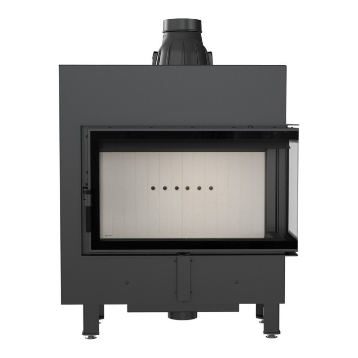 Insert cheminée LUCY 14 BS SLIM vitre à droite