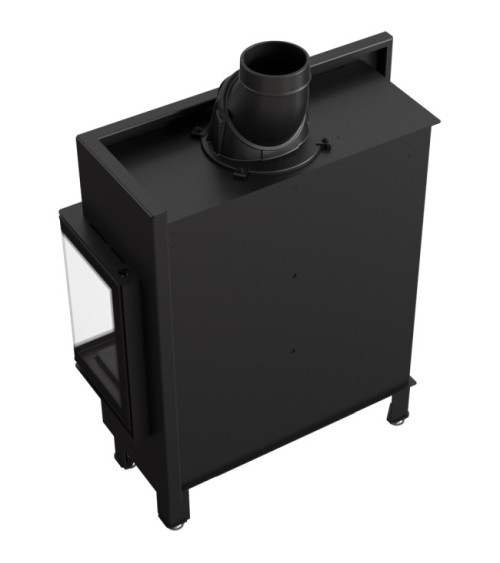 Insert cheminée LUCY 14 BS SLIM vitre à droite