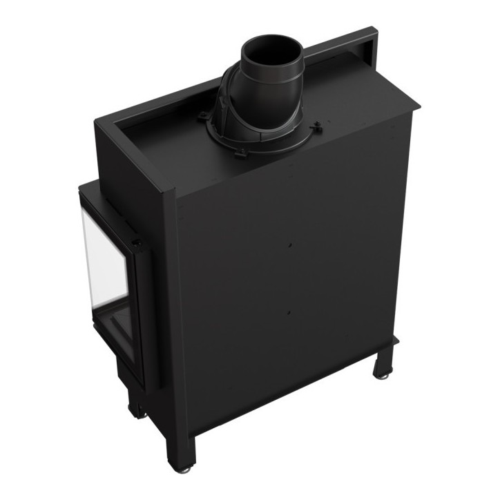 Insert cheminée LUCY 14 BS SLIM vitre à droite