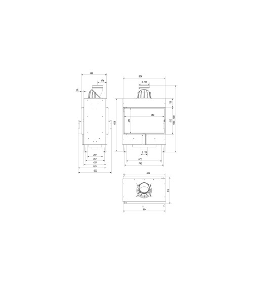 Insert cheminée LUCY 14 TUNNEL