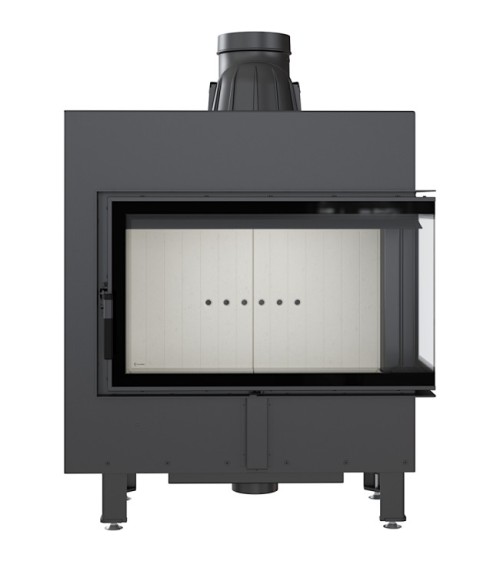Insert cheminée LUCY 14 BS vitre à droite