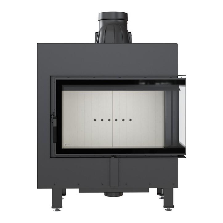 Insert cheminée LUCY 14 BS vitre à droite