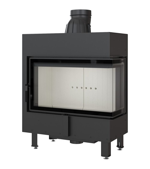 Insert cheminée LUCY 14 BS vitre à droite
