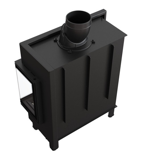 Insert cheminée LUCY 14 BS vitre à droite