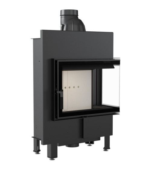 Insert cheminée LUCY 12 BS SLIM vitre à droite