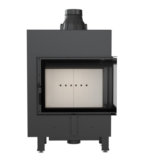 Insert cheminée LUCY 12 BS SLIM vitre à droite