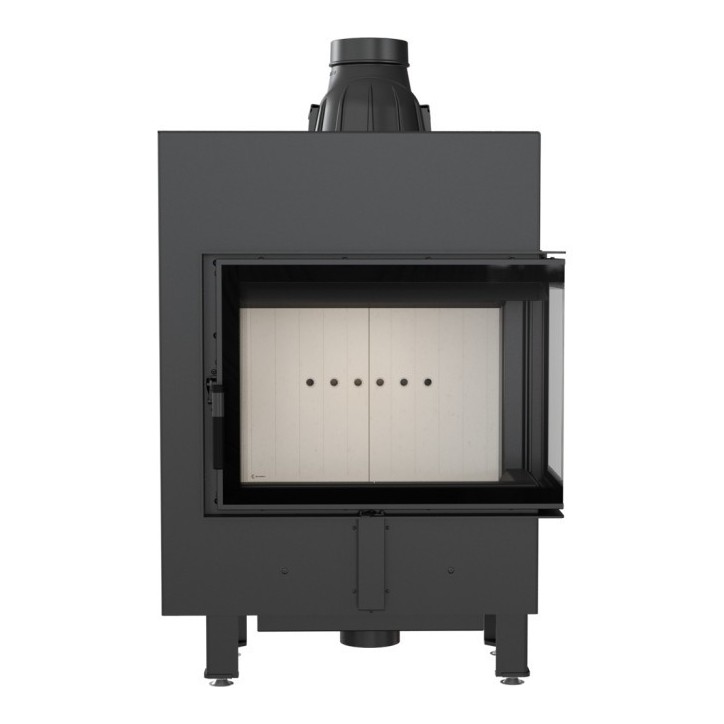 Insert cheminée LUCY 12 BS SLIM vitre à droite