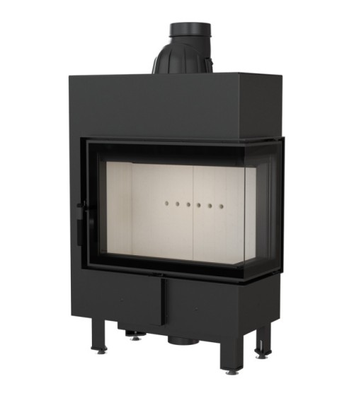 Insert cheminée LUCY 12 BS SLIM vitre à droite