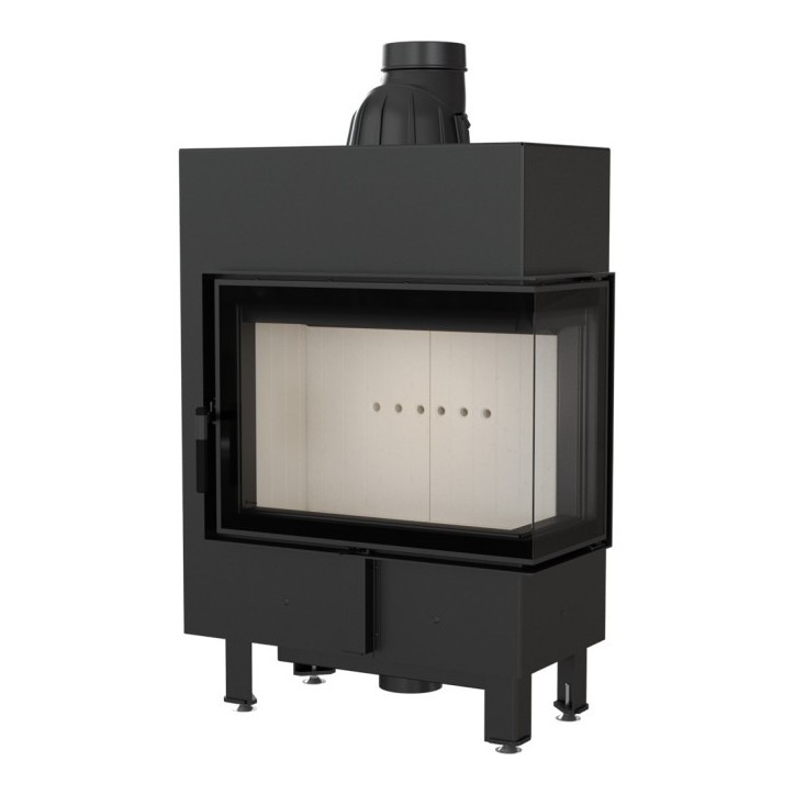 Insert cheminée LUCY 12 BS SLIM vitre à droite