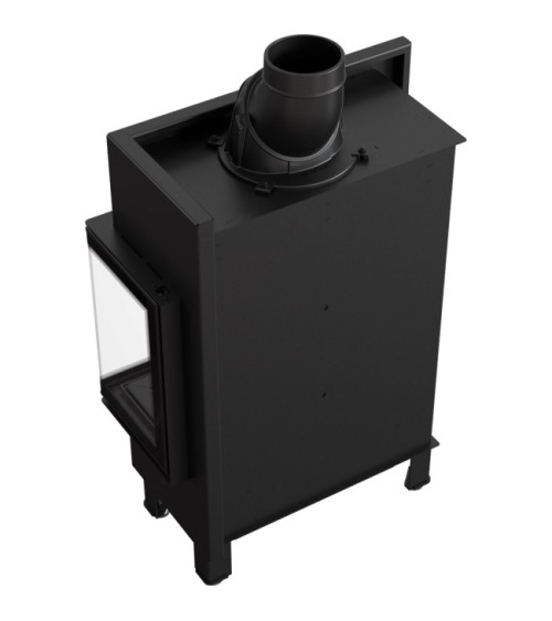 Insert cheminée LUCY 12 BS SLIM vitre à droite