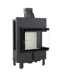 Insert cheminée LUCY 12 BS vitre à droite