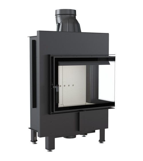 Insert cheminée LUCY 12 BS vitre à droite