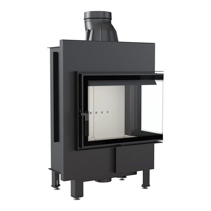 Insert cheminée LUCY 12 BS vitre à droite