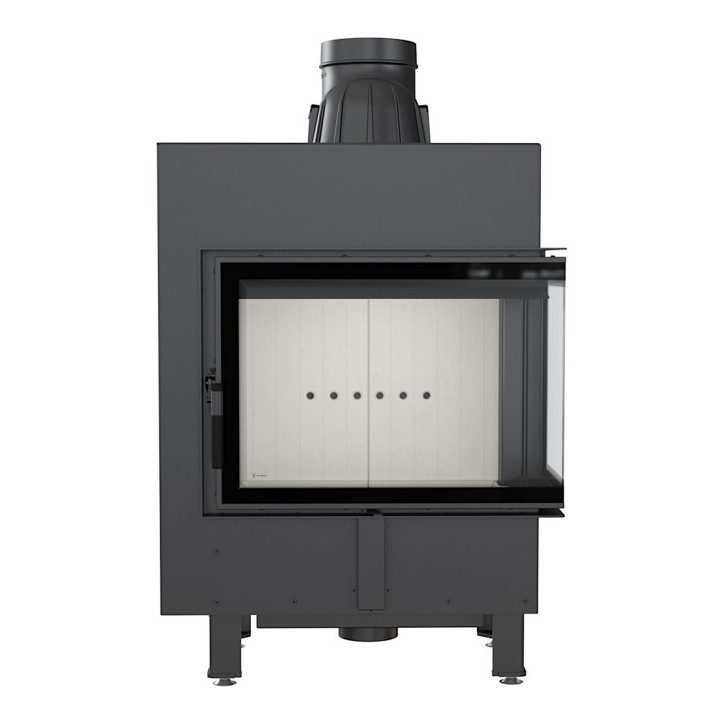 Insert cheminée LUCY 12 BS vitre à droite