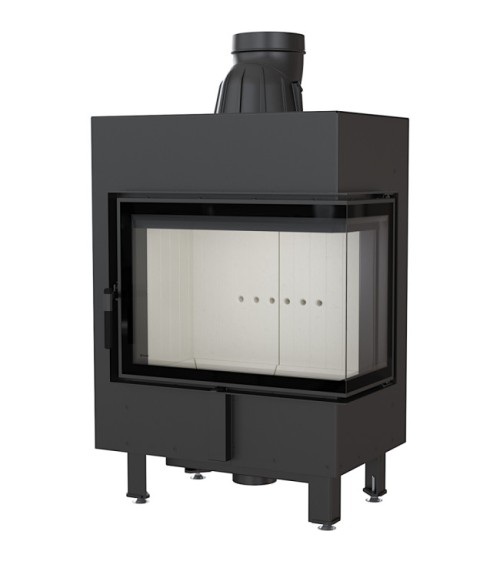 Insert cheminée LUCY 12 BS vitre à droite
